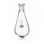 Flask, Drop Shape, Jointed, Borosilicate Glass
