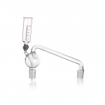 Splash Head, Vertical, With Separatory Dropping Funnel, Borosilicate Glass