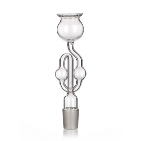 Funnel, Security Funnel, Clear, Length: 200mm, Joint Size: 29/32, Borosilicate Glass 3.3