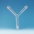 Adaptor, Y Shaped, Borosilicate Glass, 10mm