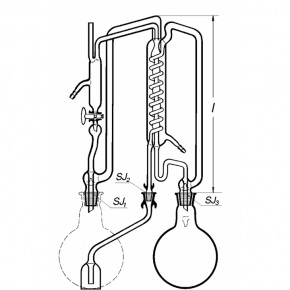 Condenser, For Water Redestilling, Borosilicate Glass 3.3