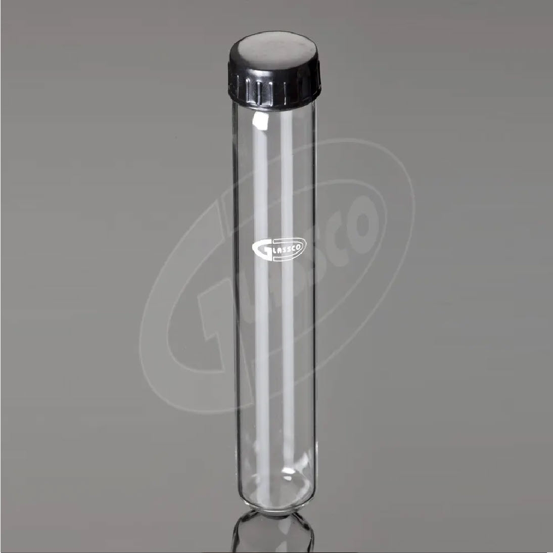 Tube, Culture Tube, Round Bottom, Leakproof, Clear, Glassco, Outer Diameter 16mm, Length 75mm, Borosilicate Glass 3.3