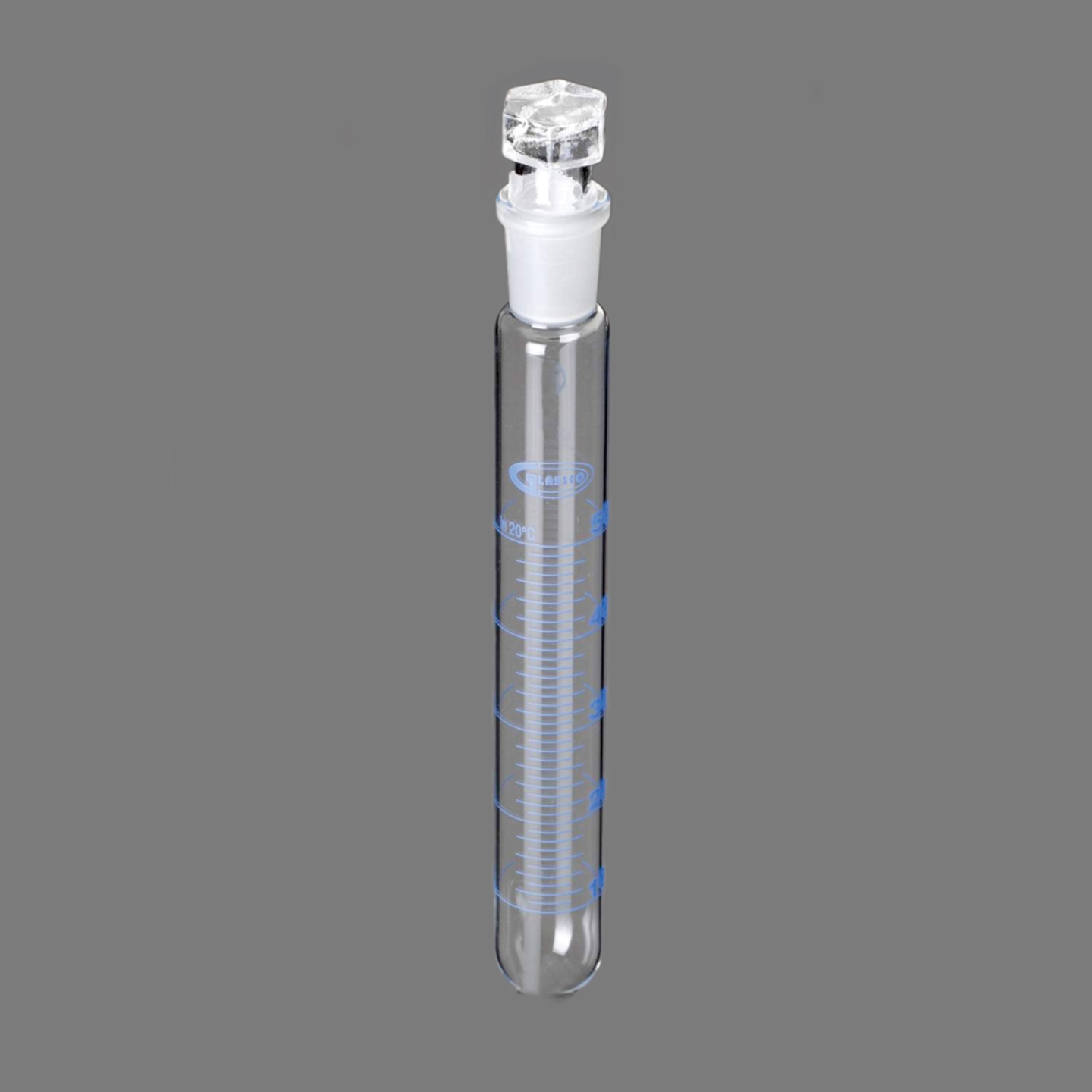 Test Tube, With Joint and Stopper, Graduated, Clear, Glassco, Height ...