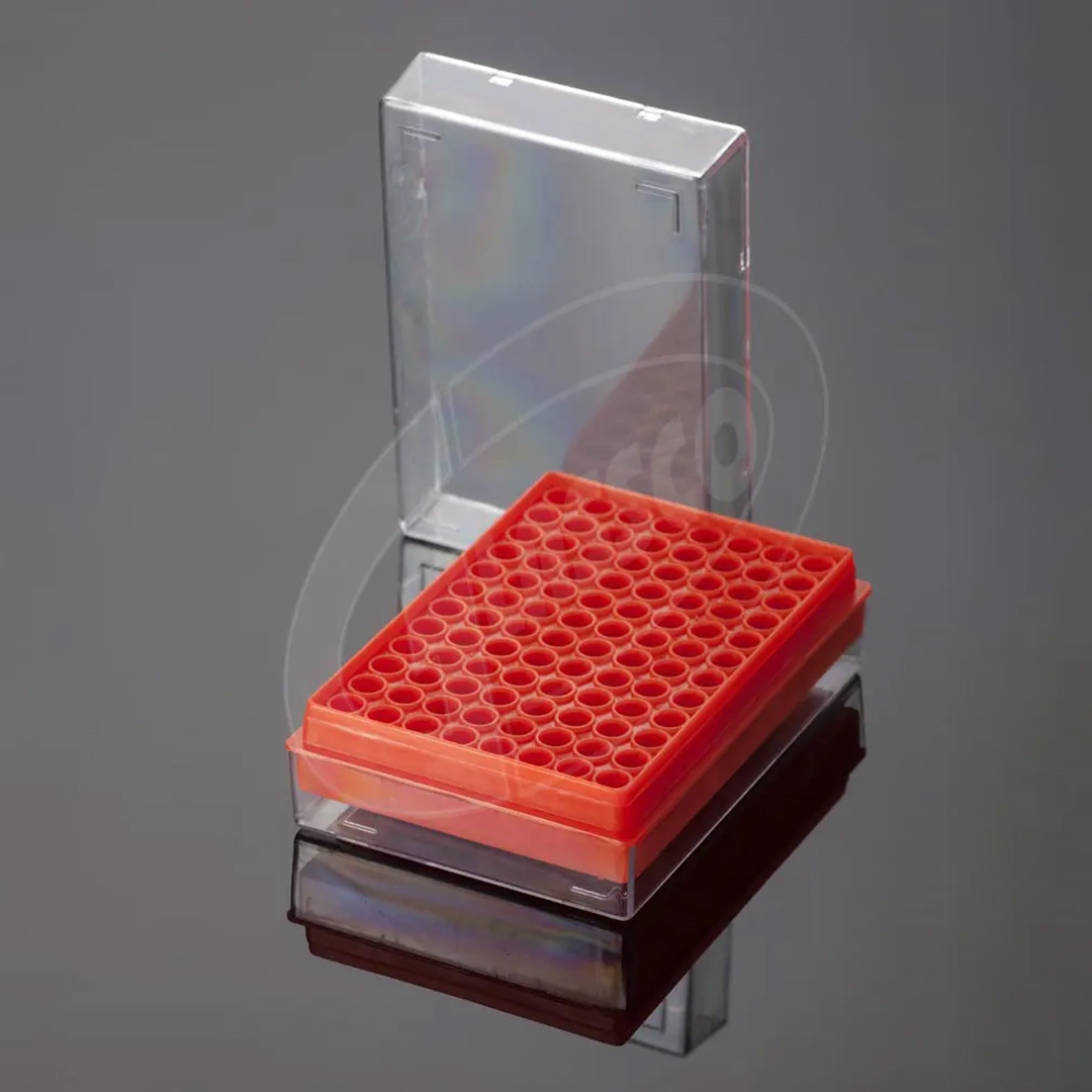 Tube, PCR Tube Rack & Polycarbonate, Glassco, Places 96, Polypropylene & Polycarbonate