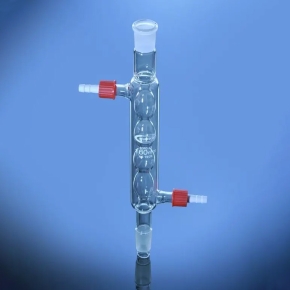 Condenser, Allihn, Screw Thread Connectors, Effective Length 160mm, Socket 14/23, Cone 14/23, Borosilicate Glass 3.3