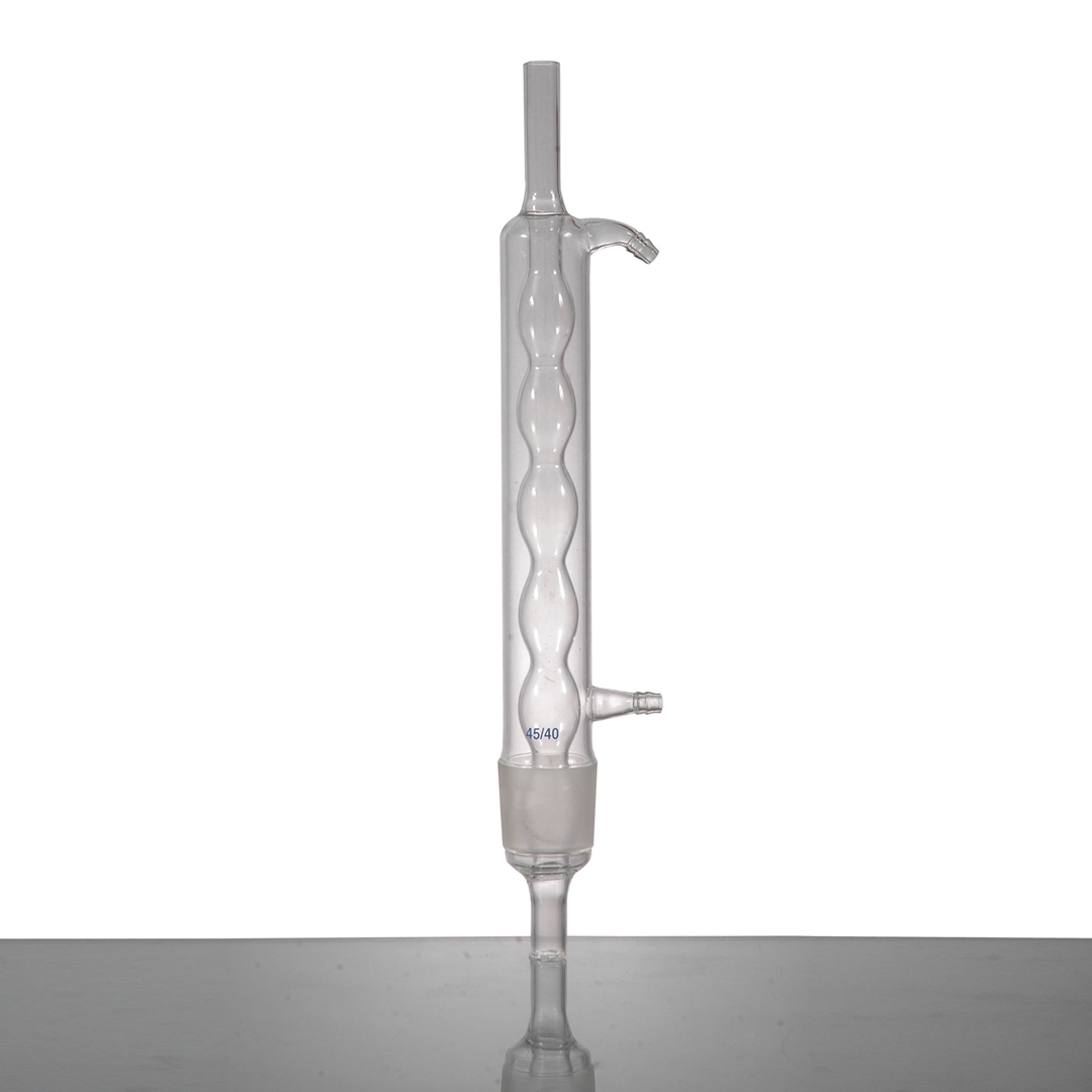 Jointed Glassware, Condenser, Allihn Condenser, Glass Screwthread Connectors, Jointed, Glassco, Socket 19/26, Cone 19/26, Effective Length 250mm, Borosilicate Glass 3.3