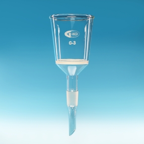 Funnel, Buchner Funnel, Sintered Disc, Clear, Borosilicate Glass 3.3