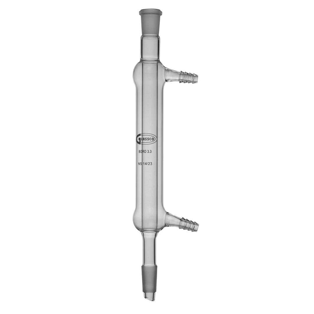 Jointed Glassware, Condenser, Liebig, Screw Thread, Clear, Glassco, Socket Size 24/29, Cone Size 24/29, Effective Length 300mm, Borosilicate Glass 3.3