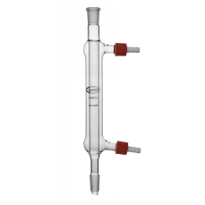 Condenser, Liebig, Screw Thread, Effective Length 200mm, Socket Size 19/26, Cone Size 19/26, Borosilicate Glass 3.3
