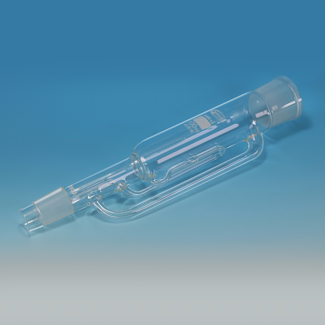 Jointed Glassware, Extractor Body, Soxhlet, Glassco, Capacity 100ml, Socket 45/40, Cone 29/32, Borosilicate Glass