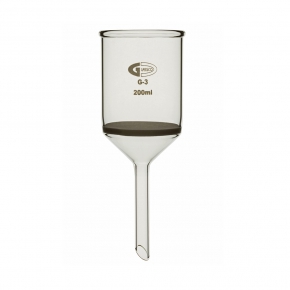 Buchner Funnel With Sintered Disc Porosity 4 60mm Diameter Borosilicate Glass