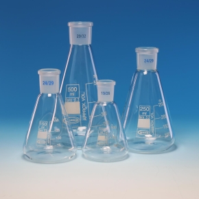 Flask, Conical Flask, With Joint, Capacity 2000ml, Socket Size 34/35, Durable And Reusable, Borosilicate Glass 3.3