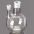 Jointed Glassware, Flask, Round Bottom Flask, Clear, 2 Neck, Parallel, Capacity 10000ml, Socket 55/44, Borosilicate Glass 3.3