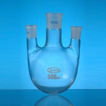 Flask, Round Bottom, 3 Necks, Parallel, Borosilicate Glass