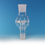 Splash Head, Rotary Evaporator, Splash Head, Anti-Splash, Clear, Borosilicate Glass 3.3