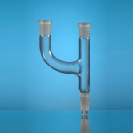 Adapter, 2 Parallel Necks, Borosilicate Glass