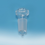 Stopper, Hollow with Tip, Borosilicate Glass 3.3