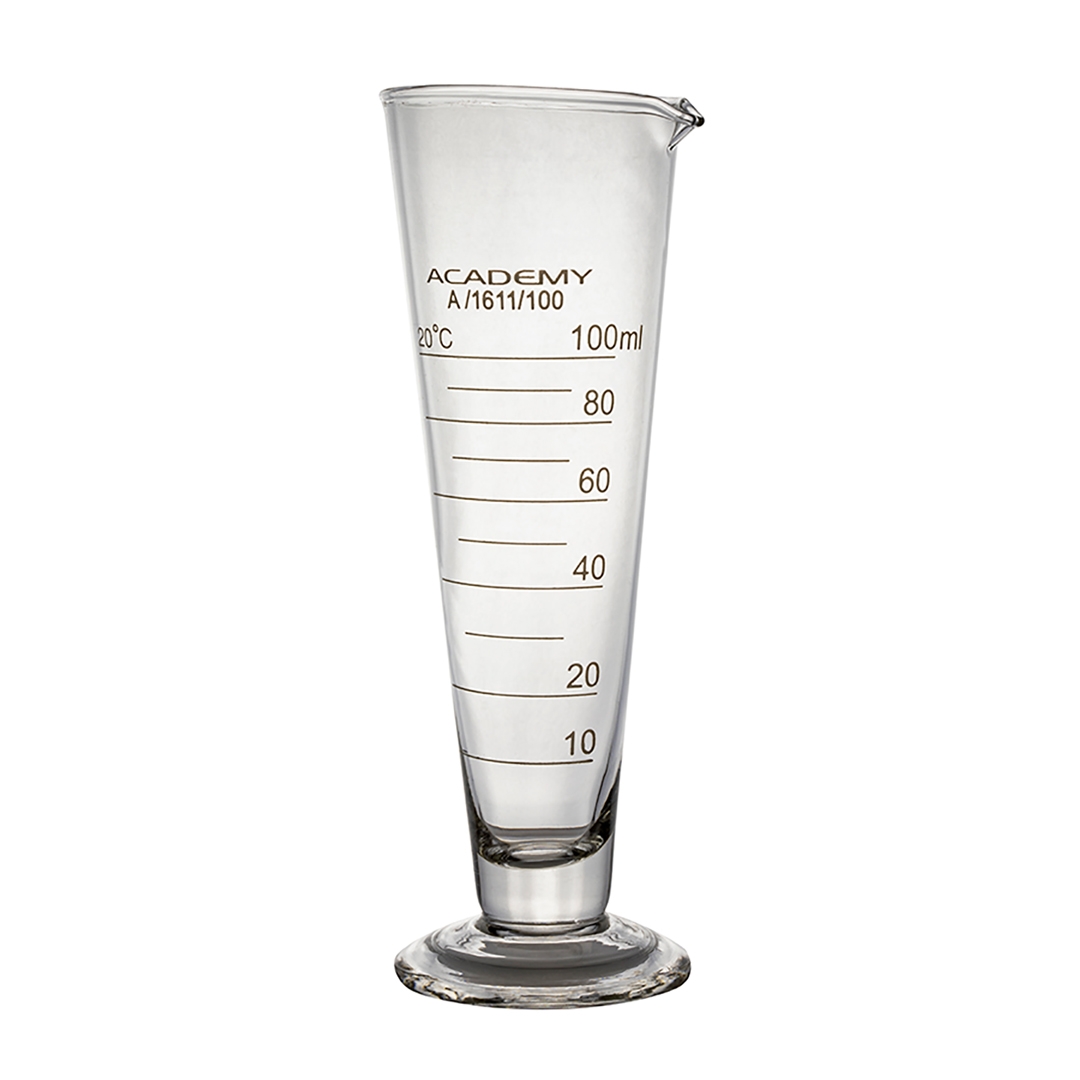 Measure, Conical Measure, Academy, Capacity 100ml, Borosilicate Glass