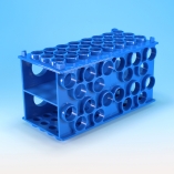 Tube, Rack, Various Colours, Autoclavable, Places 80, Type 4-Way, Durable And Reusable, Plastic, Polypropylene (PP)
