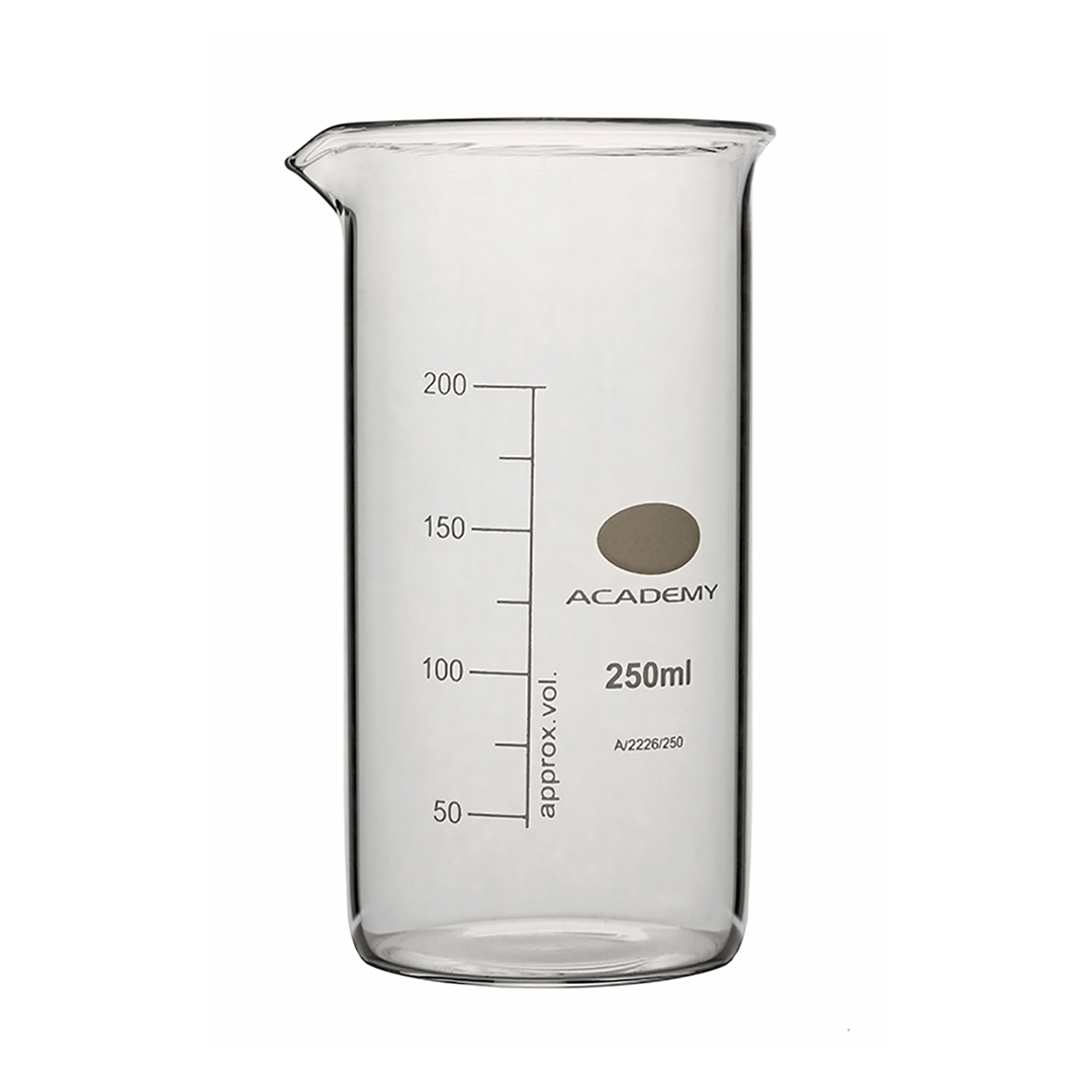 Beaker, Tall Form Beaker, With Spout , Capacity: 150ml, Outer Diameter: 54mm, Borosilicate Glass