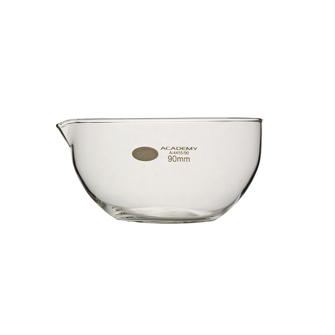 Dish, Evaporating Dish, OD:60mm, Flat Bottom, With Spout, Borosilicate Glass