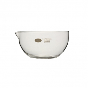 Academy Evaporating Dish, OD 150mm, Flat Bottom , With Spout, Borosilicate Glass