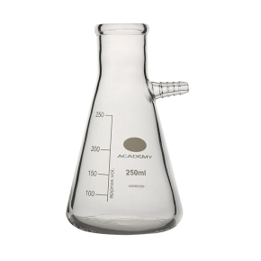 Flask, Filtering Flask, With Glass Side Hose Connection, Capacity 100ml, Borosilicate Glass