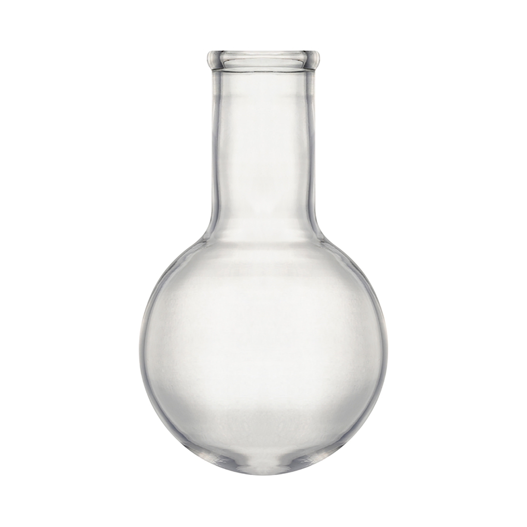 Academy Round Bottom Flask, Capacity 10000ml, Long Narrow Neck, Borosilicate Glass