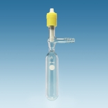 Schlenk, Tube, With High Vacuum Valve, Capacity 25ml, Valve Size 0-4mm, Durable And Reusable, Borosilicate Glass