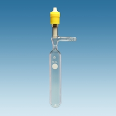 Schlenk, Tube, With High Vacuum Valve, Capacity 50ml, Valve Size 0-4mm, Durable And Reusable, Borosilicate Glass