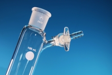 Tube, Schlenk Tube, Reaction With Glass Stopcock And Socket, Borosilicate Glass