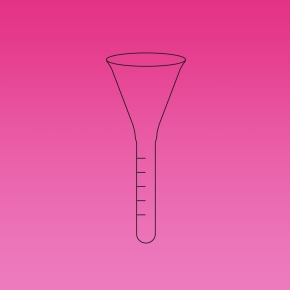 Funnel, Solvent Funnel, Clear, Borosilicate Glass