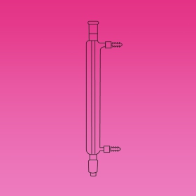 Liebig Condenser, Removable Hose Connections, With Socket And Cone, Glass