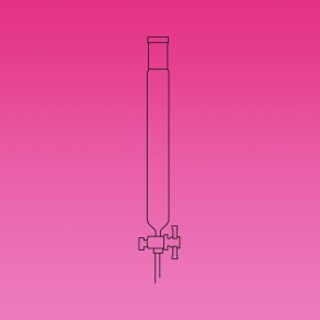 Chromatography Column, Heavy Wall, PTFE Stopcock, For Flash Chromatography, Glass