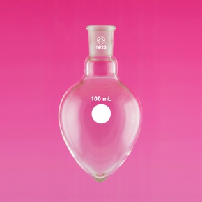 Flask, Pear Shape, Single Neck, Capacity 10ml, Socket 14/23