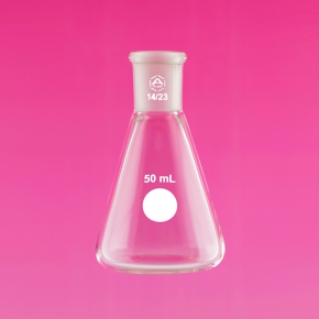 Flask, Erlenmeyer, Capacity 10ml, Socket 14/23
