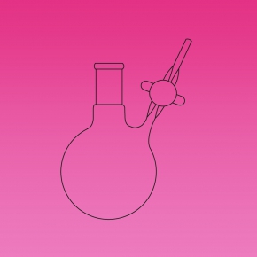 Schlenk Flask, Reaction With Glass Stopcock And Socket, Glass