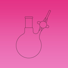 Schlenk Flask, Reaction With Glass Stopcock And Socket, Glass