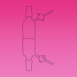 Schlenk Frit Tube, With Two Glass Stopcocks, Glass