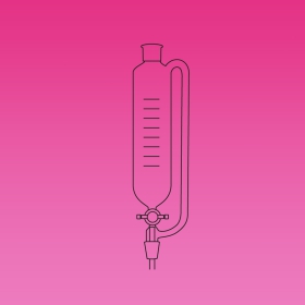 Pressure Equalizing Funnel WIth PTFE Stopcock, Glass