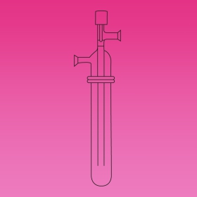 Vacuum trap With Spherical Joint, Flat Flange