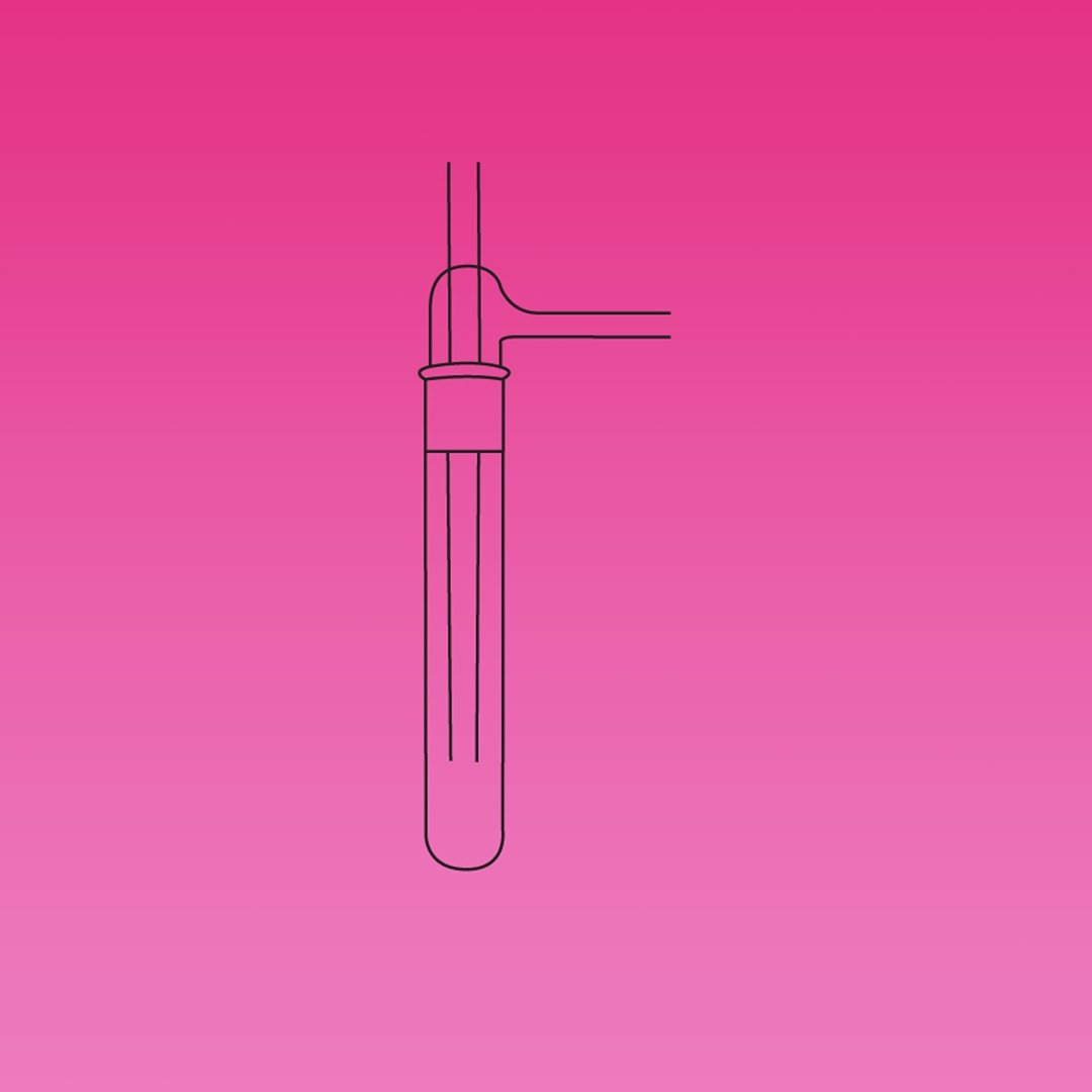 Vacuum Trap Tube, Socket And Cone, APlus, Joint Size 45/40, Outer Body OD 50mm, Outer Body Length Outer Body Below Joint 250mm, Borosilicate Glass