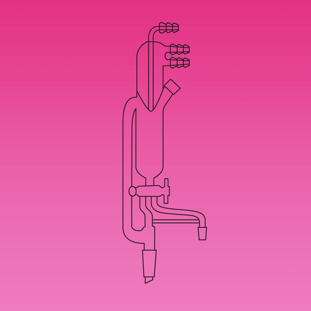 Still Head, Solvent Still Head, Built In Condenser, APlus, Capacity 125ml, Cone 29/32, Borosilicate Glass