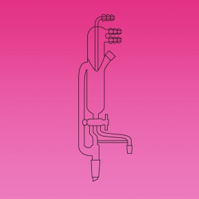 Still Head, Solvent Still Head, Built In Condenser, APlus, Capacity 125ml, Cone 24/29, Borosilicate Glass