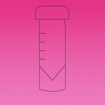 Conical Reaction Vial, Heavy Wall, Graduated, Microscale, Glass