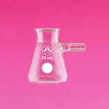 Erlenmeyer Flask, Hose Connection, Microscale, Metal