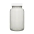 Bottle, Powder, Clear, White Screw Cap, Soda Glass (Type III)