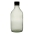 Bottle, Winchester, Clear, Capacity 1000ml, Black Screw Cap, Thread R6/31, Soda-Lime Glass