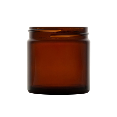 Bottle, Jar, Amber, Capacity 120ml, Thread R3/58, Soda-Lime Glass