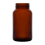 Bottle, Powder, Amber, Soda Glass (Type III)